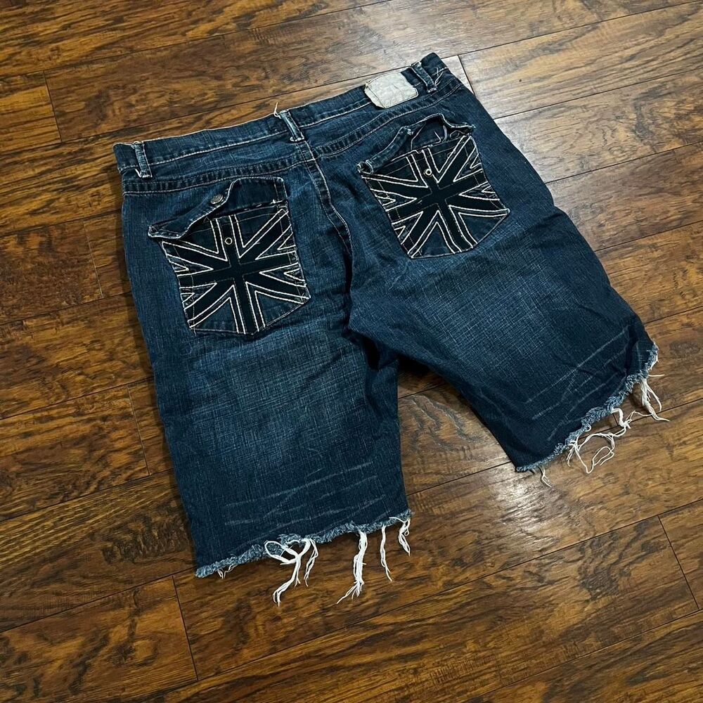 Unbranded Men's Navy and Blue Shorts